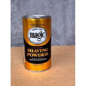 SoftSheen-Carson Magic Fragrant Shaving Powder 4.5oz Depilatory Stop Razor Bumps